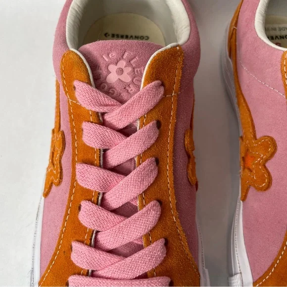 Converse One Star x Tyler The Creator Golf Le Fleur Pink Orange Skater Sneakers - Picture 5 of 12